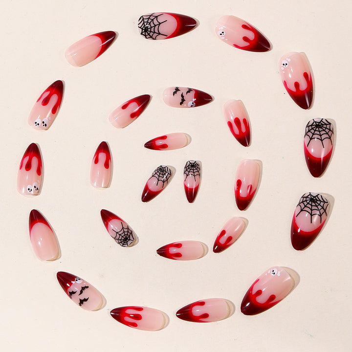 Gothic-Themed Bloody Nail Art Extensions Karnz