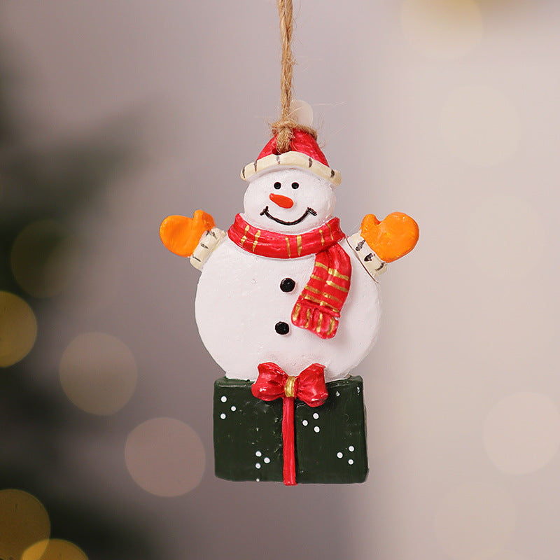 Dekorativer Weihnachtsstrumpf mit Rentiermotiv Karnz