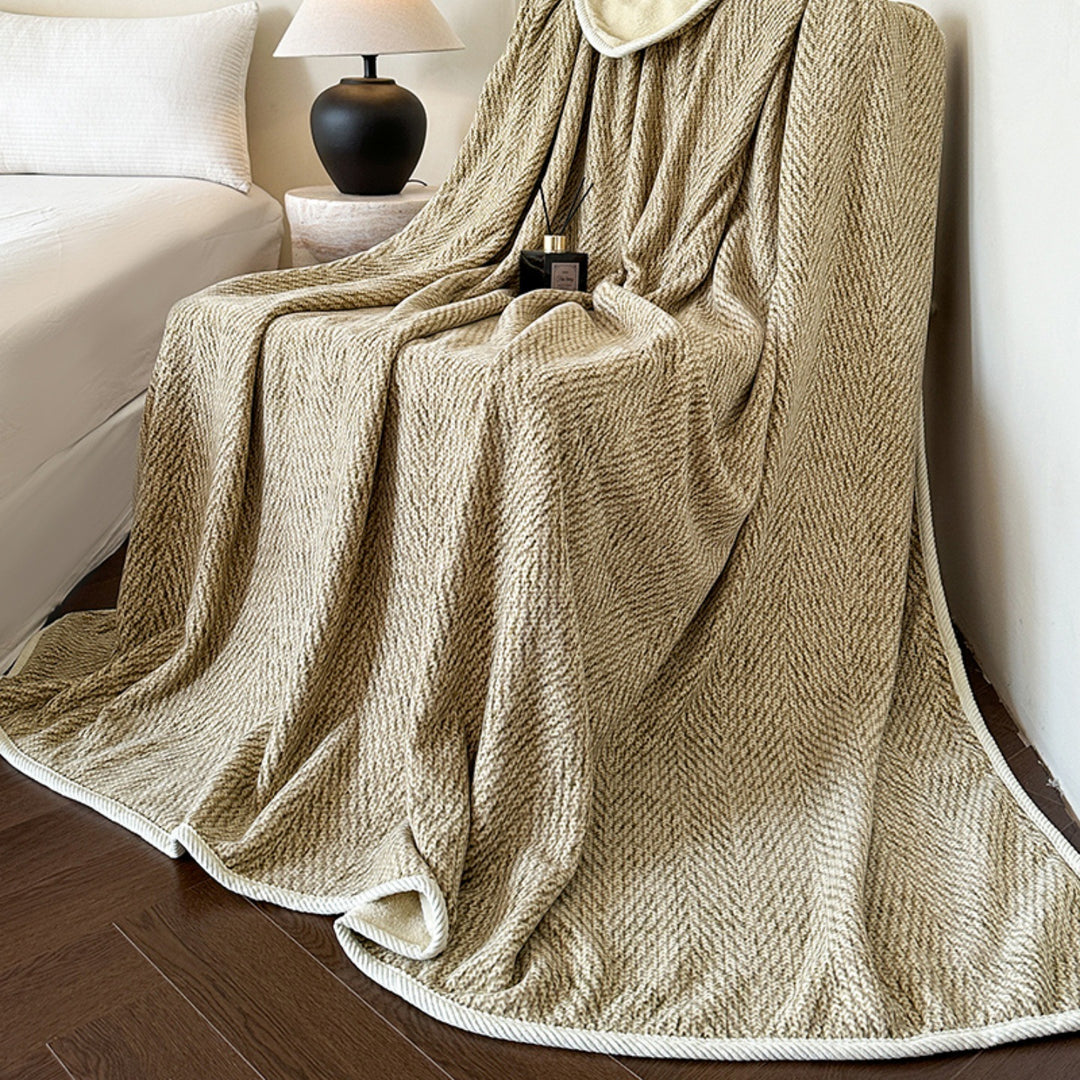 Texturiertes Strickfleece-Decke Karnz