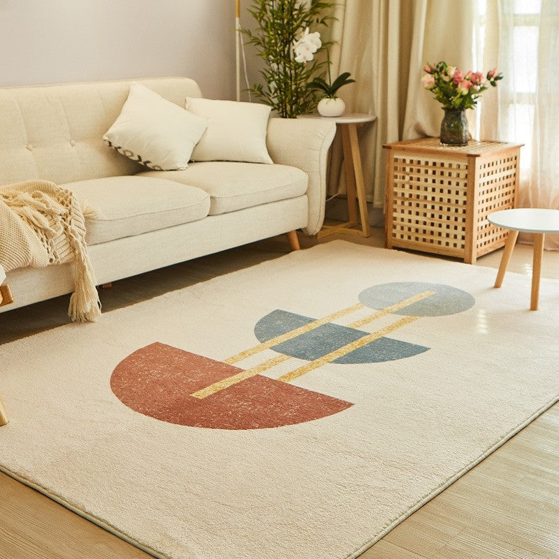 Abstraktes Design Boden Teppich Karnz