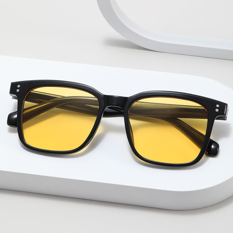 Damen modische Sonnenbrille im modernen Quadratdesign Karnz