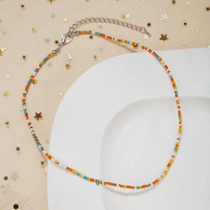 Handgefertigtes Perlen Choker Halsband Karnz
