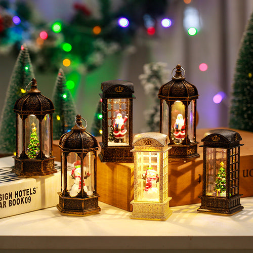 Dekorative Weihnachtslaterne mit LED-Beleuchtung Karnz