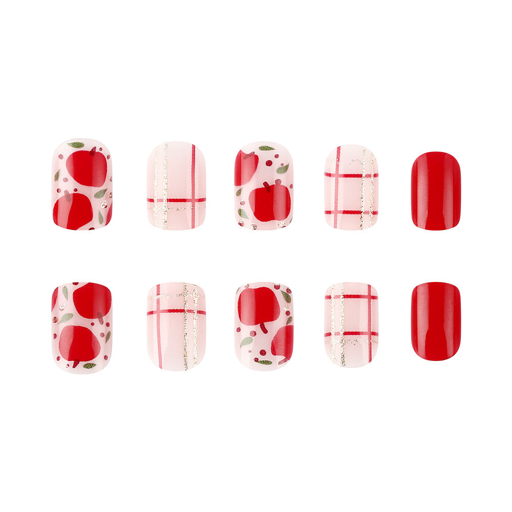 Künstlerisches Press-On Nageldesign Set Karnz