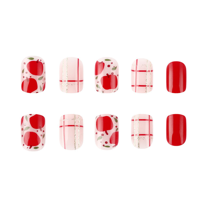 Künstlerisches Press-On Nageldesign Set Karnz