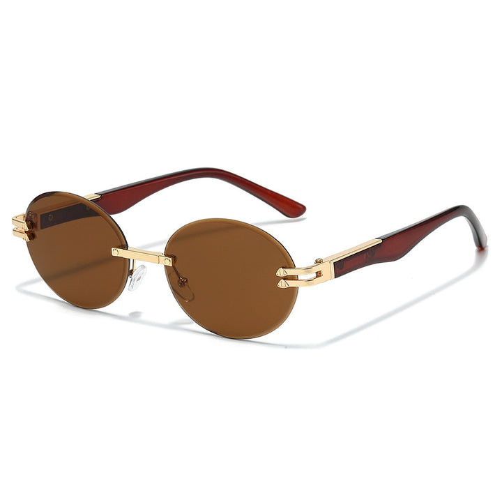 Stylische runde Rahmen-Sonnenbrille Karnz