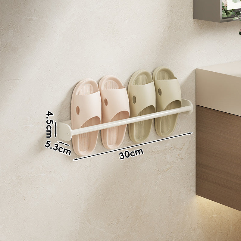 Wandmontierte Einschubschiene für Hausschuhe und Sandalen Organizer