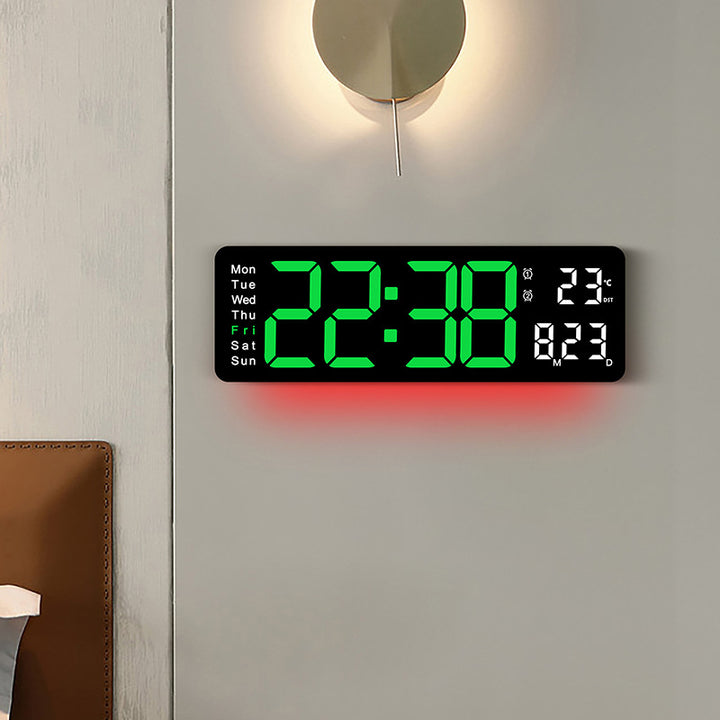 Digitaler LED-Wecker mit Temperatur- und Wochentagsanzeige Karnz