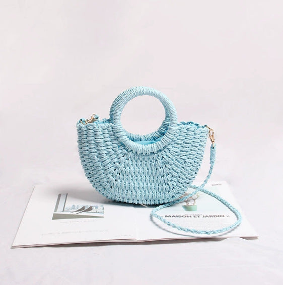 Damen Handtasche mit geflochtenem Design Karnz