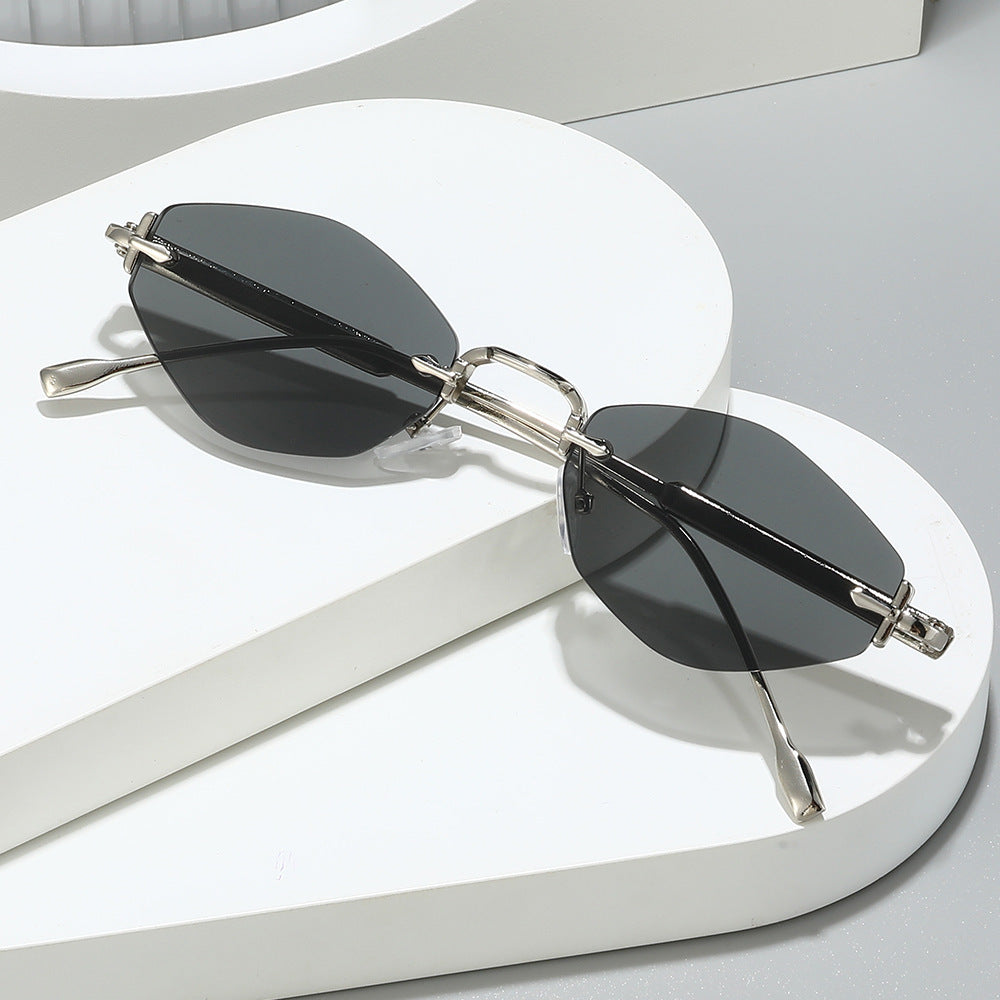 Chic Winkel Katzenaugen-Sonnenbrille Karnz