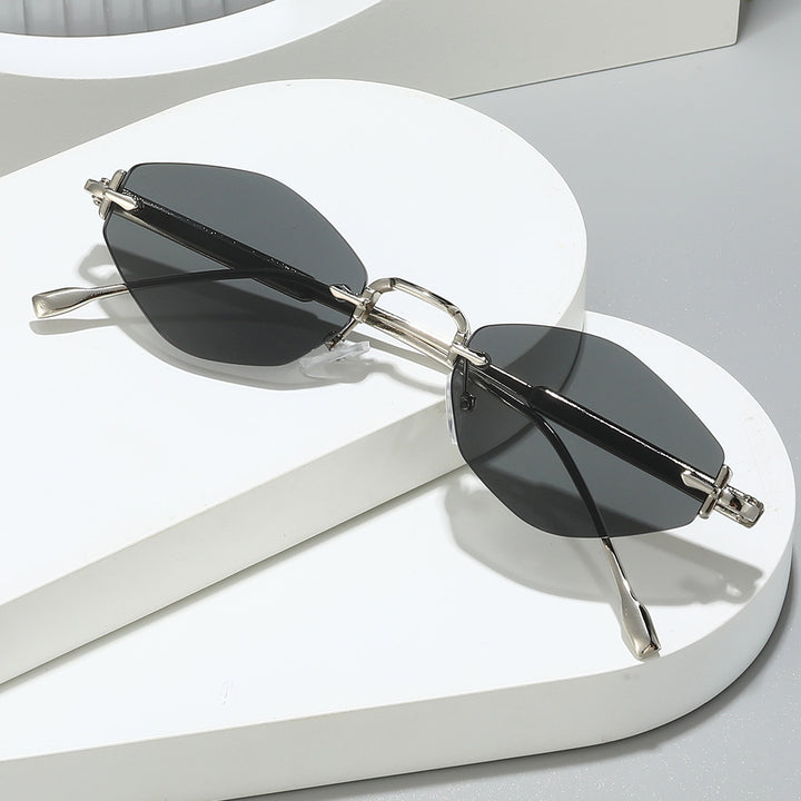 Chic Winkel Katzenaugen-Sonnenbrille Karnz