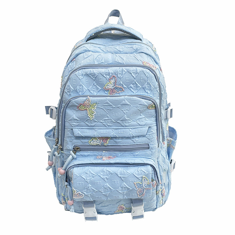 Stylischer Rucksack mit Schmetterlingsverzierung