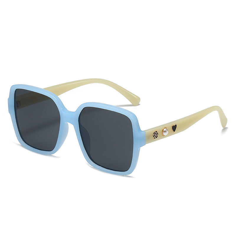 Elegante Übergroße Quadratische Fassung Brille Karnz