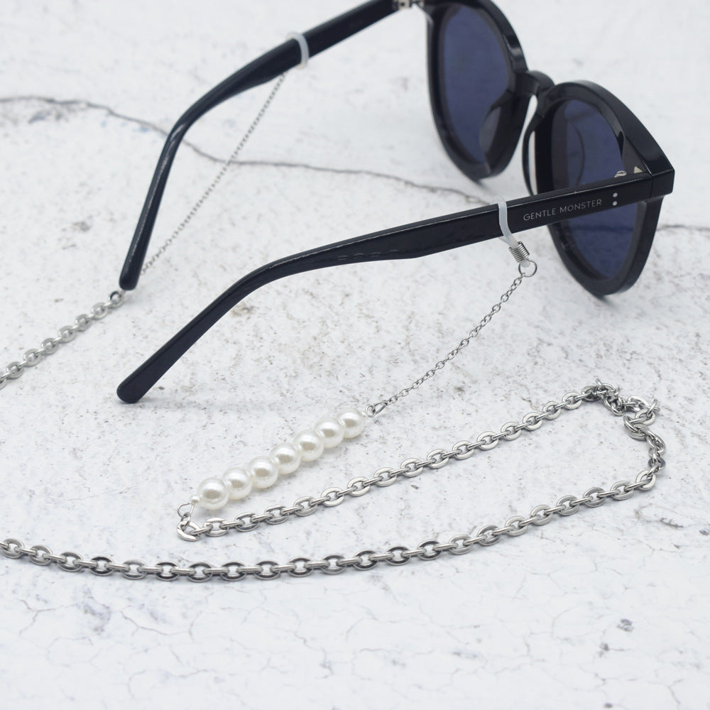 Elegante Perlenbead-Brillenhalterkette Karnz