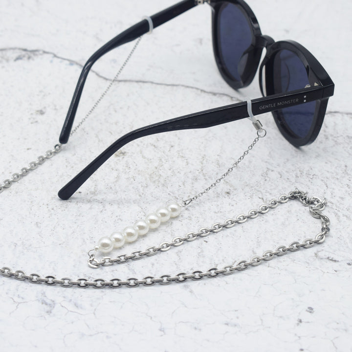 Elegante Perlenbead-Brillenhalterkette Karnz