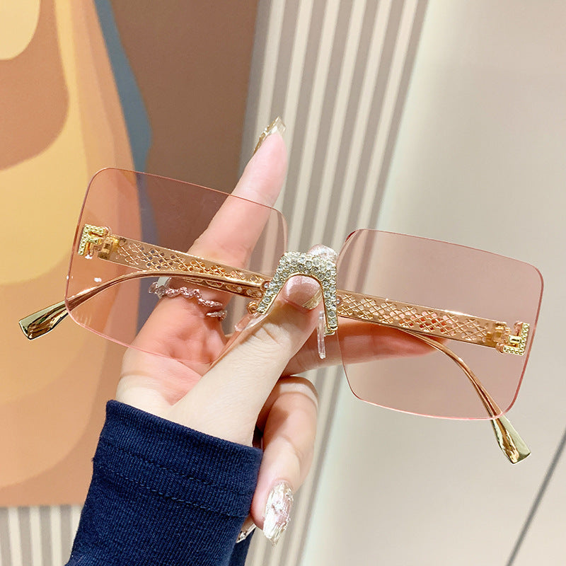 Damen extravagante hexagonale Sonnenbrille Karnz