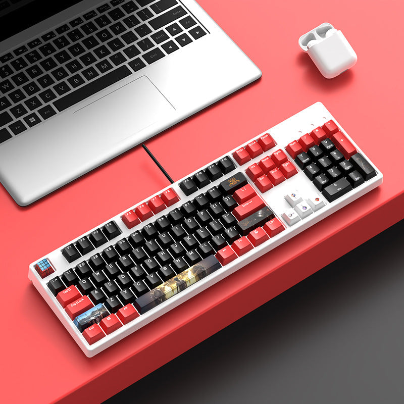 Verdrahtete ergonomische mechanische Tastatur Karnz