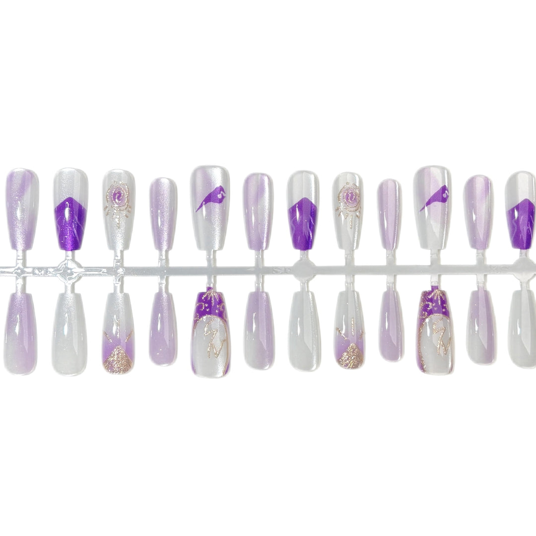 Glamorous Press-On Nagelkunst Set
