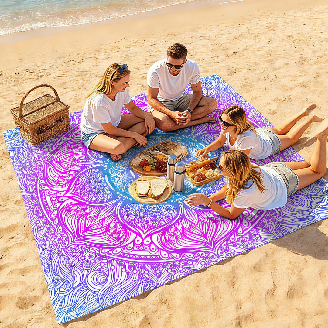 Mandala Design Strandmatte Karnz
