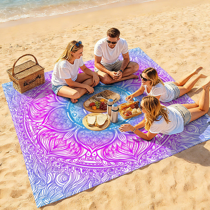 Mandala Design Strandmatte Karnz