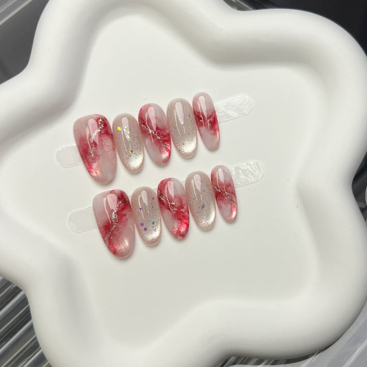 Artistisches Gel Press-On Nagelset