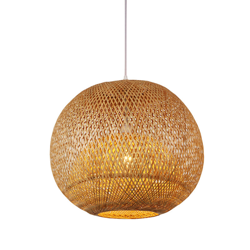 Woven Bamboo Deckenlampe