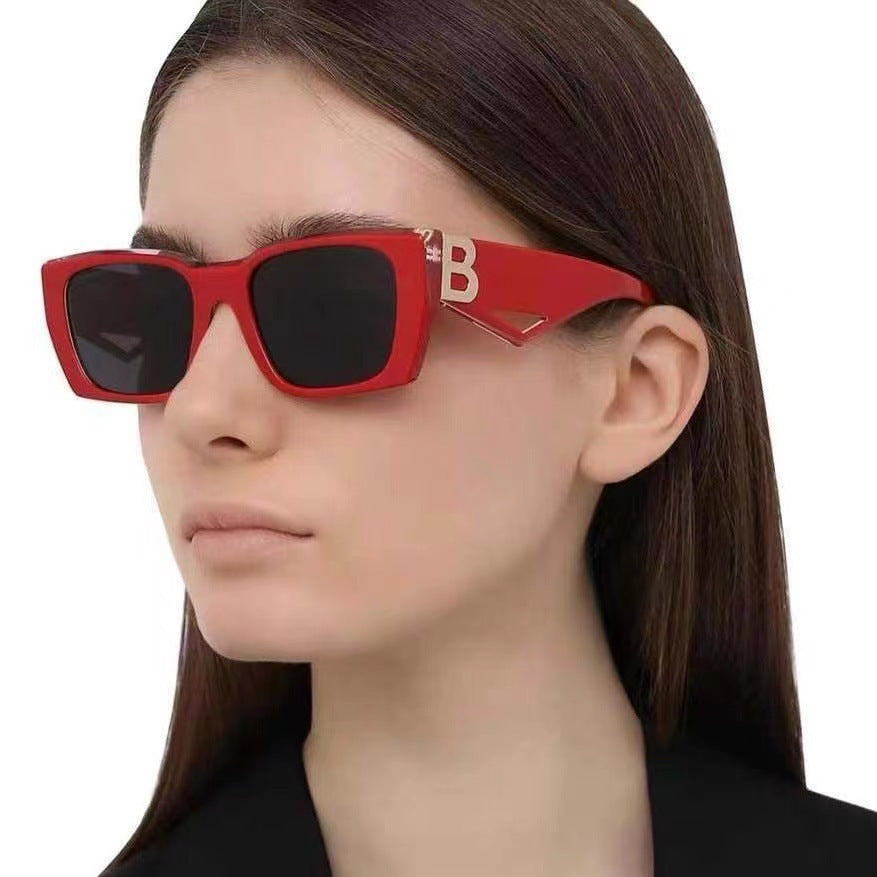 Damen trendige Sonnenbrille mit markantem Design Karnz