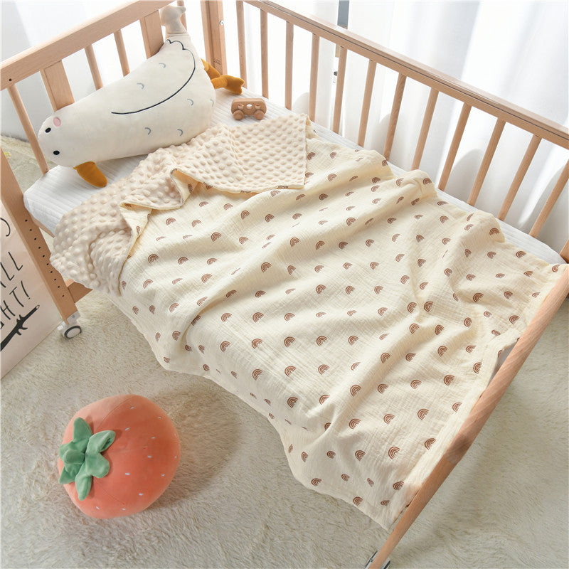 Plüsch gesteppte beidseitige Babydecke Karnz
