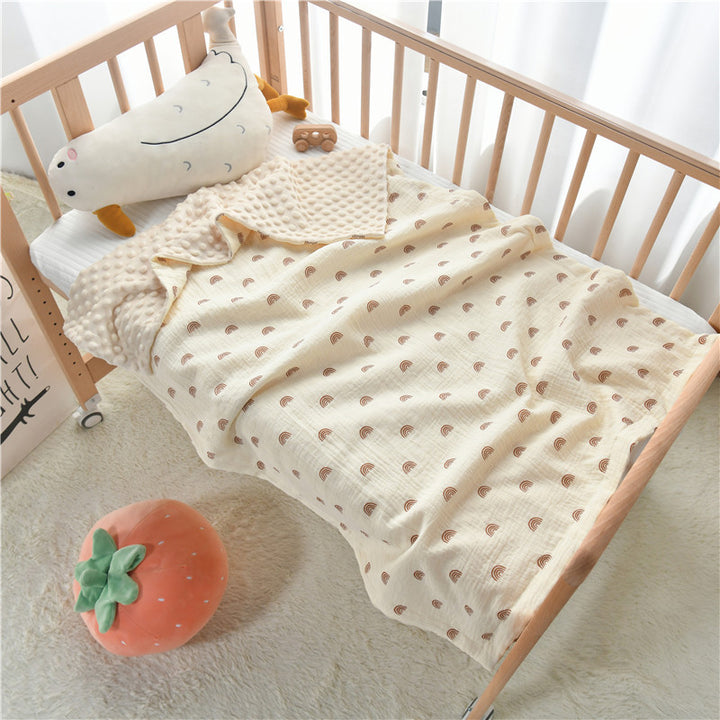 Plüsch gesteppte beidseitige Babydecke Karnz