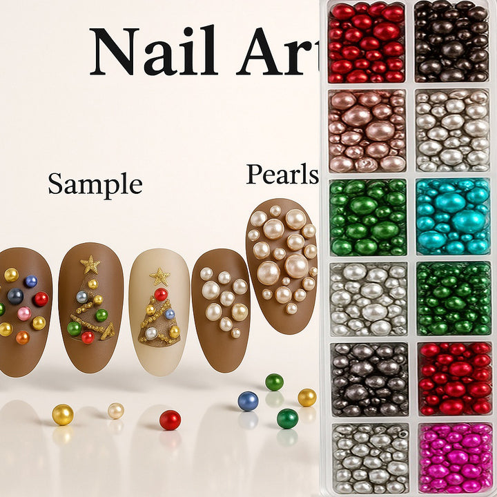 Dekorative Nagelkunst Verzierungen
