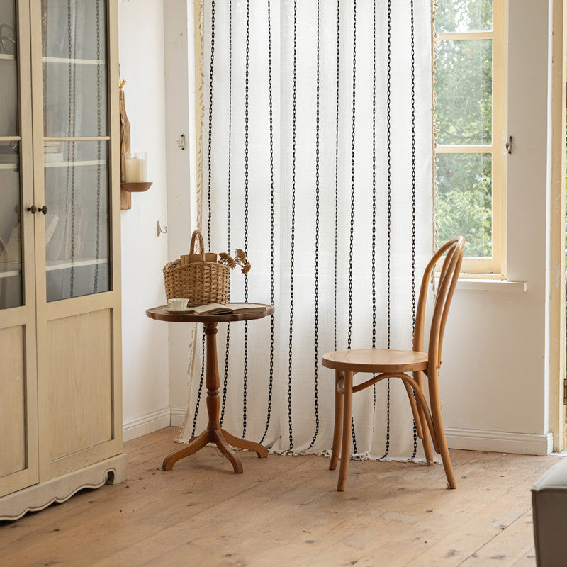Dekorative durchsichtige Fenster Vorhänge