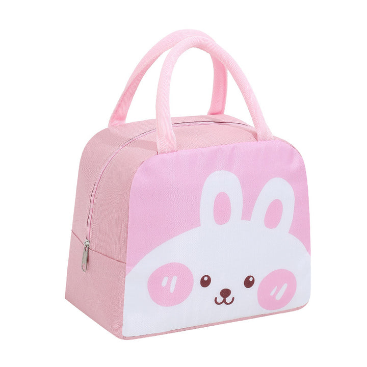 Süßes Hasen-Themen Isolierte Lunch Tasche Karnz