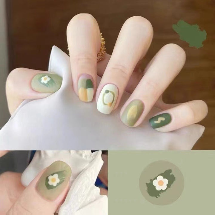 Abstract Pattern Press-On Nails