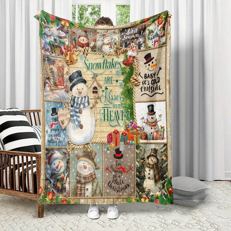 Urlaubsbedingte Fleece-Wurfdecke