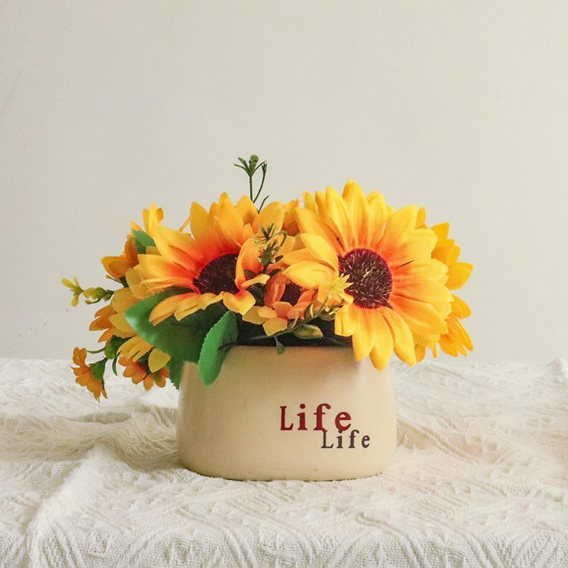 Lebensechter Sonnenblumen-Mittelpunkt