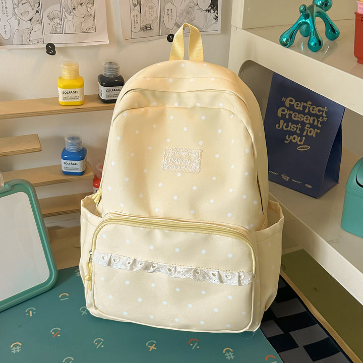 Polka Dot Dekorative Rucksack Karnz