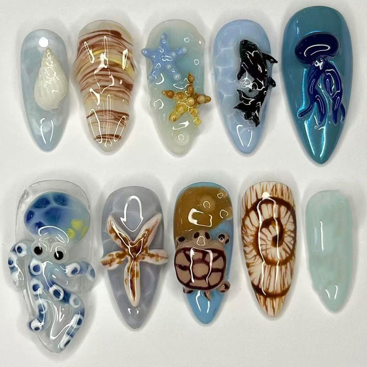 Künstlerische Nagelkunst-Set Karnz