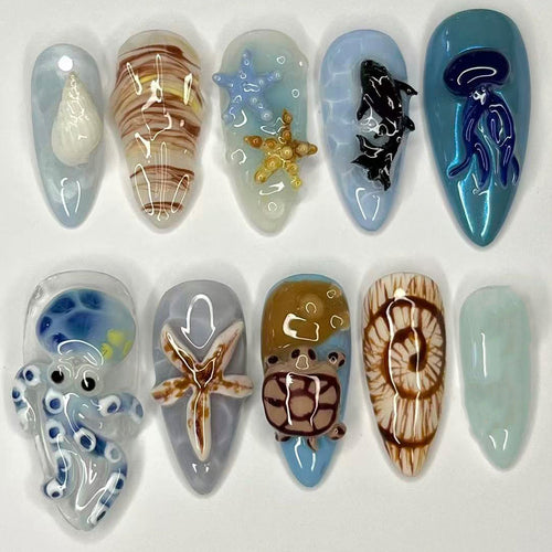 Künstlerische Nagelkunst-Set Karnz