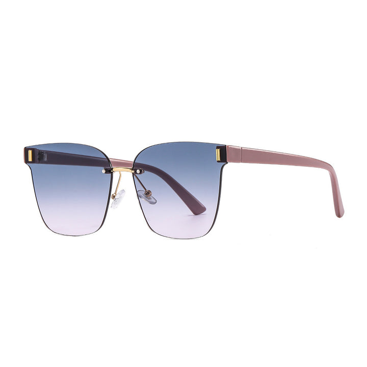 Damen Sonnenbrille im modernen Design mit breitem Rahmen Karnz