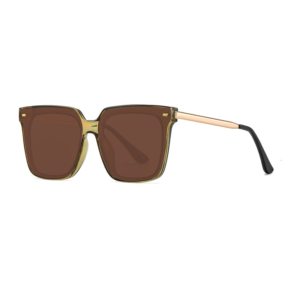 Damen Oversize Sonnenbrille mit modernem quadratischem Rahmen Karnz