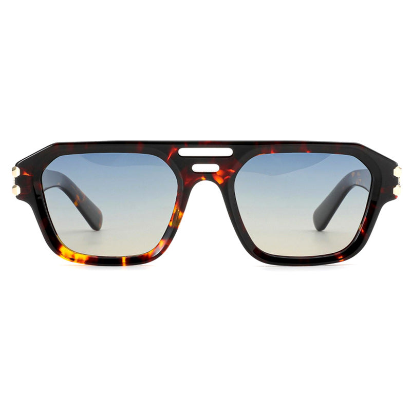 Damen modische Sonnenbrille im luxuriösen Design mit robustem Kunststoffrahmen Karnz