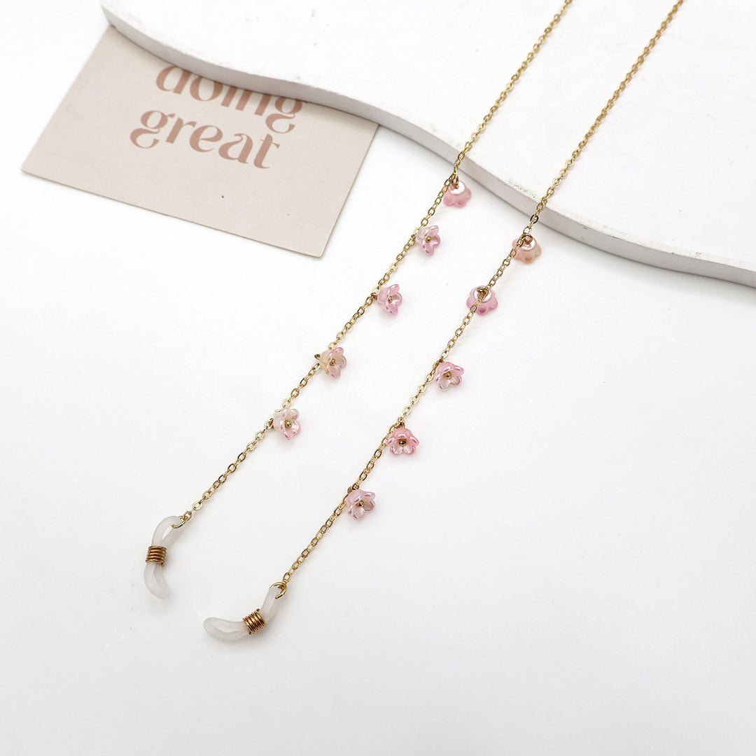 Blumenverziertes Brillenband Karnz