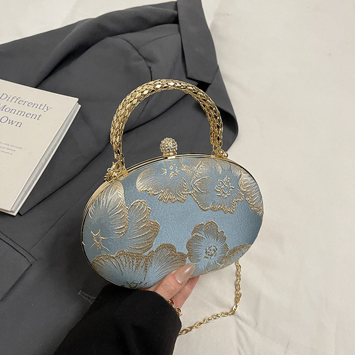 Elegante Blumen Abendtasche Karnz