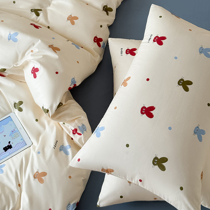 Polka Punkt Druck Bettbezug Set