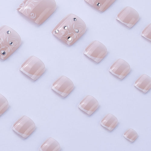 Dekorative Pediküre Nagelkunst