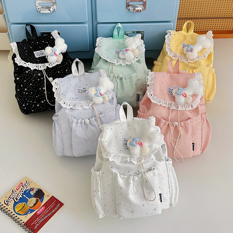 Charmanter Sternmuster-Rucksack Karnz