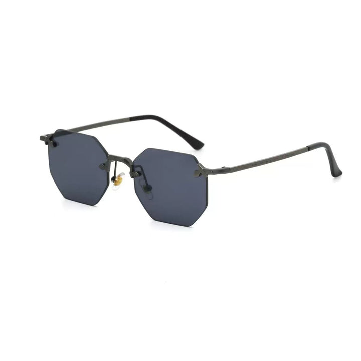 Damen stylische Sonnenbrille im modernen Oktagon-Design Karnz