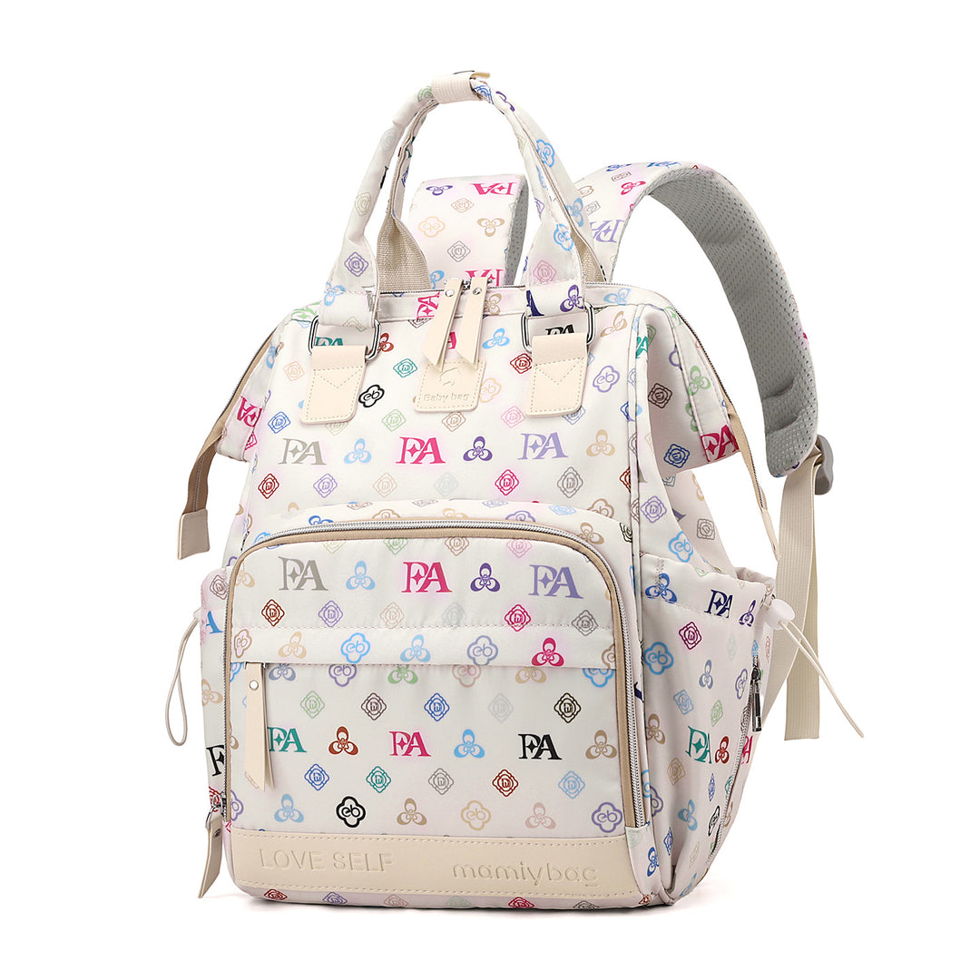 Blumenmuster Multifunktionaler Rucksack Karnz