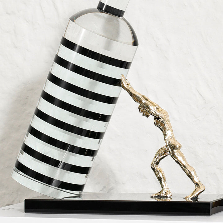 Dekorativer Flaschenhalter Skulptur