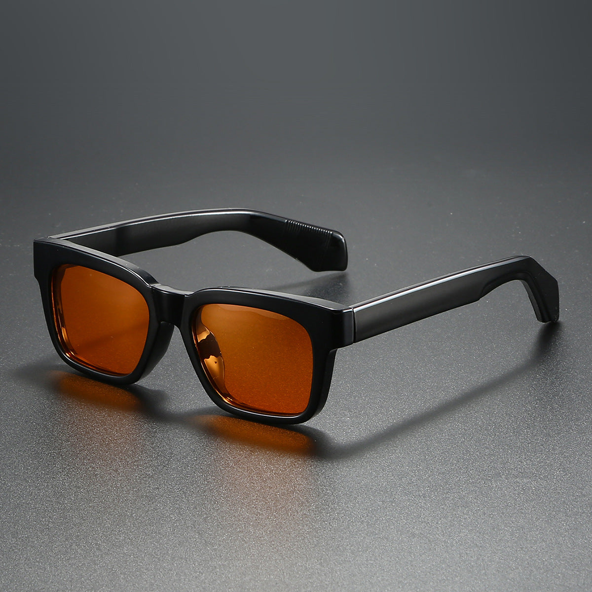 Damen quadratische Sonnenbrille mit markantem Schildpatt-Muster Karnz